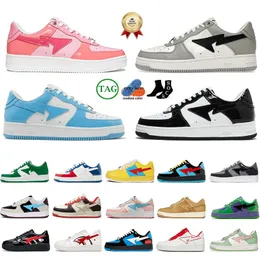 Scarpe firmate per uomo donna Sk8 Sta ape sneakers basse Bapestaes bianco argento marrone avorio nero camo viola arancione marrone mimetico moda scarpe da ginnastica sportive