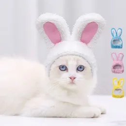 Cão vestuário bonito gato chapéu engraçado cosplay macio velo para acessórios pequenos cães animais de estimação boné headwear filhote de cachorro accessoires