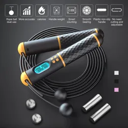 Weight Loss Jump Rope Counter Speed Digital Jump Rope Crossfit Adjustable Cordless Skipping Rope Fitness Jump Rope Professional 240125