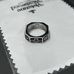 Ringdesigner ring för kvinna vivienenwestwoods lyxiga smycken viviane westwood kejsarinnan dowager saturn ben kärlek skruvar ring för män och kvinnor personlighet punk pla