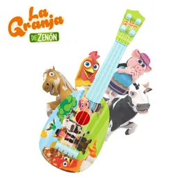 La Granja de Zenon 32 cm Mini Size Ukulele Musikinstrument Toys For Children Nybörjare Small Guitar Farm 240131
