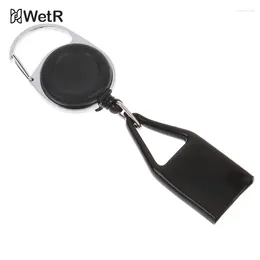 Keychains Retractable Lighter Case Cover Bag Holder Belt With Keychain Rope Clip Smoking