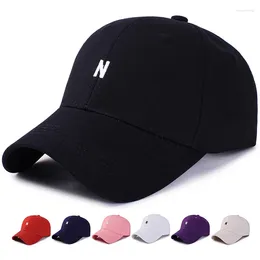 Ball Caps Summer unisex baseball czapka street moda liter haftowy mężczyźni i kobiety Snapback Hip Hap Hat Outdoor Słońce Regulowane A57 A57