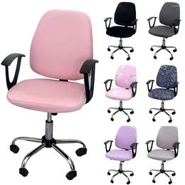 Chair Covers Computer Swivel Cover Split Armchair Stretch Slipcovers Removable Seat Protector Case Office Decor Universal