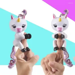 Bomboniera Regali di nozze unicorno per gli ospiti 1 pezzo Kawaii Squishy giocattolo con punta delle dita Bambini Adulti Allevia l'ansia da stress W