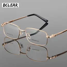 BCLEAR Fashion eyeglasses classic thick gold plating mens full frame optical glasses fashion spectacle frames S902 240131