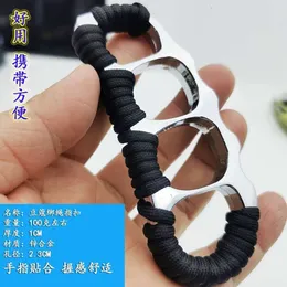 Finger Tiger Self Defense Metal Designers Wolf Thickened and Widened Four Fist Buckle Ring Section Broken Window GLS5