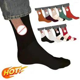 Herrensocken zum Verkauf, zeigen Sie einen lustigen Penis für Männer, Weihnachtsgeschenk, Neuheit, Sockenwitz, exponierter Streich, Aufdruck