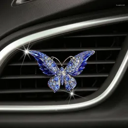 Butterfly Car Perfume Clip Car-styling Air Freshener Natural Smell Conditioner Outlet Fragrance Auto Accessories