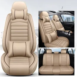 Bilsätets täcker Universal All Inclusive Leather Cover för Audi Model Q3 Q5 Q7 A4 A5 A6 A1 A3 A8 A7 S3 S5 S6 S7 S8 Auto Accessories