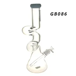 Bong/Rig/Bubbler in vetro con narghilè Altezza: 16 pollici con downstem e braciere in vetro Marca Kindy GB086