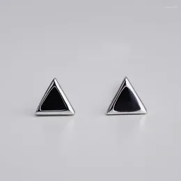 Stud Earrings 925 Sterling Silver Drop Triangle For Women Casual Style Girl Earings Personality Sterling-silver-jewelry