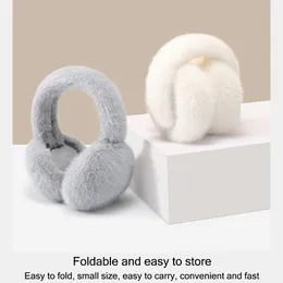 New Faux Rabbit Fur Winter Ear Muffs Women Men Soft Earmuffs Cute Ear Covers Cold Proof Fluffy Ear Warmers Headband Earlaps