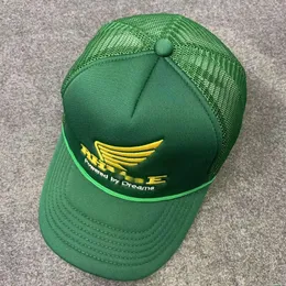 2024ball kapaklar Yeni gündelik geniş ağzı açık güneş kremi rhude beyzbol şapkası erkekler kadınlar yüksek kaliteli sokak kıyafeti yeşil mavi rhude ayarlanabilir şapka