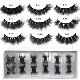 Red Siren Mink Lashes بالجملة 5/10/50 أزواج Fluffy Real Mink Hair Natural Goreashes Wholesale Short Wispy Mink Gork Bulk 240123