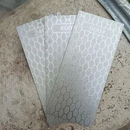 Outros acessórios de faca DIY 170mm x 75mm facas de diamante afiar pedra afiador ultra-fino favo de mel superfície conjunto de pedra de amolar