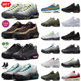 Running Shoes 95 Maxs 95s Fashion Women Mens Outdoor Sports Black Stadium Green Anatomy Neon Triple White Obsidian Solar Red Greedy Smoke Grey Olive Runners Sneakers