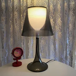 Bordslampor modern enkel lampa akryl för vardagsrum sovrum studie skrivbord dekor ljus hem sängplats