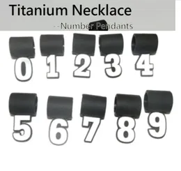 Титановые спортивные аксессуары, 200 шт., новый кулон с номером для титанового спортивного ожерелья, подвески