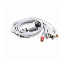 D صوت Cable Video AV Terminal AV لـ Wii Wii U A/V Cable Ship عالية الجودة