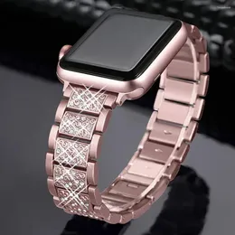 Watch Bands Metal WatchBand for Apple Strap 44mmm 40mm 45mm 41mm 42mm 38mm Ultra 49mm女性ブレスレットIWATCHシリーズ3 4 5 SE 6 7 8