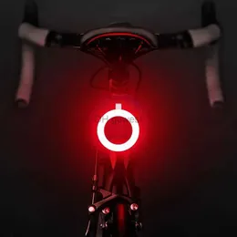 Altri accessori di illuminazione Torcia di ricarica USB per luce per bicicletta 7 stili Led Flash per bici Fanale posteriore Ciclismo Luci notturne Lampada Cyling YQ240205