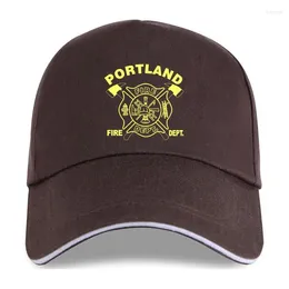 Ball Caps Cap Hat 2024 Portland Fire Department And Rescue Firefighter Custom Baseball Double Side Print Cotton Slim Fi