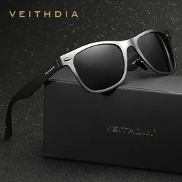 VEITHDIA Sunglasses Brand Designer Aluminum Magnesium Men Sun Glasses Women Fashion Outdoor Eyewear Accessories For Male/Female 240201