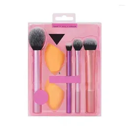 Makeupborstar Makeups Brush and Egg Set for Foundation Powder Blush Eyeshadow Kabuki Mix Real Tips Tools Tools