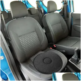 Car Seat Covers Ers Homoyoyo Swivel Cushion Pillow Pads Round Chair Vehicle Donut Drop Delivery Automobiles Motorcycles Interior Acces Otxmf