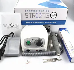 50000 rpm Electric Nail Borr Strong 210 65W Manicure Machine Pedicure Kit Strong Nails Art Tool Handpiece Nail File Equipment 240123