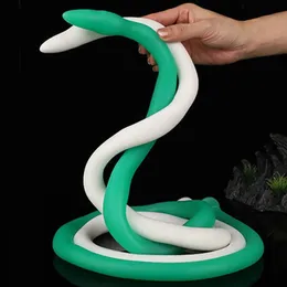 120CM Length Deep Dildo Stimulate G-Spot Anal Plug Prostate Massage Soft Buttplug Adults Sex Toys For Women /Men Long Anal Toys 240126