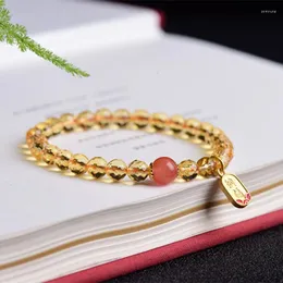 Braccialetti con ciondoli Bracciale sfaccettato a cerchio singolo naturale con accessori Zhaocai Nafu Gioielli a mano da donna alla moda e semplici