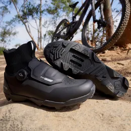 Avitus sapatos de inverno MTB para mountain bike sapatos de ciclismo com presilha SPD compatível 240202