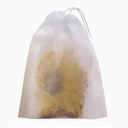 100 PCS Tek Kullanımlık Çay Poşetleri Filtre Poşetleri Çay Infuser String Heal Contası, Gıda Sınıfı Dokuma Olmayan Kumaş Filtreleri Çay Poşetleri