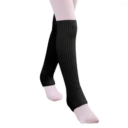 Calzini sportivi Ragazze invernali Leggings da ballo Palestra Fitness Tubo a pelo lungo Ginocchio alto addensato Balletto caldo