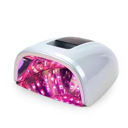 Battery Powered Rechargeable Nail Lamp with Mirror Bottom Cordless Gel Polish Dryer UV Light for Nails Wireless Nail UV LED Lamp 240127