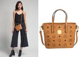 Top designer de luxo mc sacola feminina couro genuíno bolsa de compras alça longa ombro crossbody saco moda letras sacos