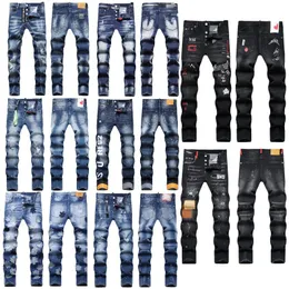 Viola Amrir Ksubi Donna Uomo Designer Jeans Uomo Skinny Slim Hole Pantaloni strappati Design dritto Retro Streetwear Pantaloni sportivi casual