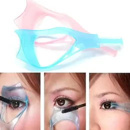 50 pcspack 3 In 1 Areo Crystal Mascara Guide Tool Aid Eye Lashes Tools Women's Eyelash Curler Makeup Card y240124