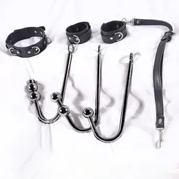 BDSM Alternatif Cinsel Çiftler Kit Metal Anal Hook Kablo Demeti Kolye Esaret Kelepleri Seks Oyuncakları Kadınlar Sadomasoshism Accessor 240126