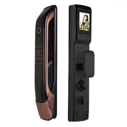 Smart Home Control Digital Door Lock Competitive Price Fingerprint USmart Go APP Tuya WiFi With Camera