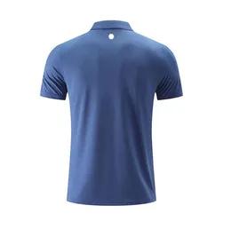 LL Outdoor Mens Polo Shirt Quick Dry Sweat-wicking Curto Top Masculino Manga Alta Quantidade Sensação de avançado