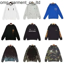 Novo 2024ss Mens Designer Mulheres Letras de Luxo Manga Longa Pulôver Hoodies Soltos Streetwear Algodão Moletons Amantes Moda Marca Mulheres Mens Roupas Hoodie