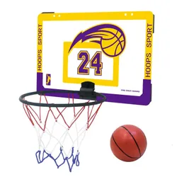 Zabawny składany mini koszykówka Zestaw do zabawek House Home Fan sportowy zestaw zabawek 24 cm 30 cm 240127