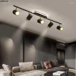 Lampadari Balcone Luci Del Corridoio Nero Bianco Decor Apparecchi Di Illuminazione Striscia Nordica Led Con Faretti Per Soggiorno Camera Da Letto