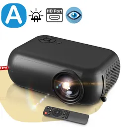 A10 Taşınabilir Mini Projektör Ev Tiyatrosu 3D LED Sinema Akıllı TV Ev Ses Video Desteği Tam HD 1080p Video Işın Projektör 240131