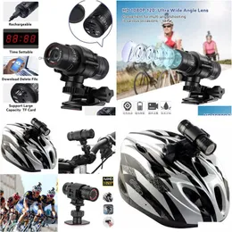 Sport Action Videokameras 1080P Kamera Camcorder Wasserdicht Mini Outdoor Fahrrad Motorrad Helm HD 12M Pixel DV Auto Recorder 23 Dhcfr