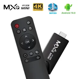 Smart Android Mini TV Stick Mxqmini 10 Quad Core Support 4K HD Box H265 24g WiFi Set Top 240130