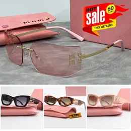 Designer-Sonnenbrillen für Damen, miumius-Sonnenbrillen, Luxus-Sonnenbrillen, miuity miu, Buchstaben-Laufstegbrillen, eckige Damenbrillen, Sonnenbrillen für Reisen, Fahren, Sonnenbrillen